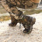 HANAGAL Hunting Boots Lightweight EVA Midsole Waterproof Mens Work Boots Anti-wicking Military Tactical Army Combat Hiking Boots for Men Size 11