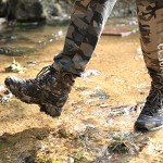 HANAGAL Hunting Boots Lightweight EVA Midsole Waterproof Mens Work Boots Anti-wicking Military Tactical Army Combat Hiking Boots for Men Size 11