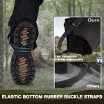 Hikeen Snake Leg Gaiters, Adjustable Snow Boot Gaiters for Hiking, Waterproof Snake Guards, Snake Bite Protection for Lower Legs, Snake Proof Gaiters Fit for Men & Women