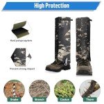 Leg Gaiters HIGH-Performance Snake Gaiters Snake Chaps, Outdoor Leg Gaiters Hiking Hunting Snow Boot Gaiters Snake Proof Gaiters Waterproof Boots Cover Legging Gaiters Fit for Men & Women