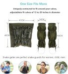 Apkaf Snake Gaiters, Snake Bite Protection for Lower Legs, Outdoor Leg Gaiters Hiking Hunting Snow Boot Gaiters Sand Waterproof Boots Cover Legging Gaiters Fit for Men & Women, Adjustable Size