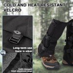 Hikeen Snake Leg Gaiters, Adjustable Snow Boot Gaiters for Hiking, Waterproof Snake Guards, Snake Bite Protection for Lower Legs, Snake Proof Gaiters Fit for Men & Women
