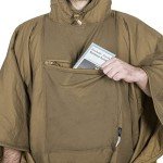 Helikon-Tex Swagman Roll Military Poncho, Bushcraft Line - Multi-Purpose Rain Poncho & Emergency Poncho - Survival and Military Gear - Woobie Blanket & Jacket (US Woodland)