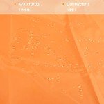 TRIWONDER Hammock Rain Fly Waterproof Tarp Camping Tent Footprint Ground Cloth Backpacking Tarp Camp Shelter Sunshade Mat for Outdoor Hiking Beach Picnic (Orange, M - 118 x 86in)