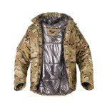 OCANXUE Men's Snow Ski Jacket Camo Tactical Warm Jacket Waterproof Hooded Coat Windproof Winter Parka with 9 Pockets CP Camo L