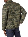 Amazon Essentials Men's Packable Lightweight Water-Resistant Puffer Jacket (Available in Big & Tall), Military Green Camo, Medium