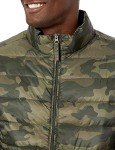 Amazon Essentials Men's Packable Lightweight Water-Resistant Puffer Jacket (Available in Big & Tall), Military Green Camo, Medium