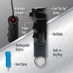 SABRE SMART Bluetooth Pepper Spray for Self Defense w/ Live GPS Tracking, Text & Phone Call Alerts in Emergencies, Fast Flip Top, Training Spray, Refill Canister Available, 0.54 fl oz