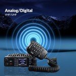 AnyTone AT-D578UV Plus Dual-Band DMR/Analog Commercial Mobile Radio - 50W VHF/45W UHF - GPS/APRS, Encryption, Loud Speaker, Compact Design, BT, Color Display, Emergency Services, Security, Business