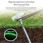 Camping Tarp with Poles, 13x9.8 Ft Camping Canopy, Waterproof Tent Tarp, Rain Shelter for Camping, Picnic,Beach, Outdoor Activities, Extra Large, Lightweight and UV Resistant, Extra Large, Grey