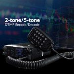 AnyTone AT-D578UV Plus Dual-Band DMR/Analog Commercial Mobile Radio - 50W VHF/45W UHF - GPS/APRS, Encryption, Loud Speaker, Compact Design, BT, Color Display, Emergency Services, Security, Business