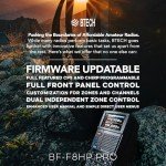 BAOFENG BF-F8HP PRO (UV-5R 7th Gen) 8W Tri Band Two-Way Radio - VHF/1.25M/UHF, IP54, 1000 Channels, GPS, Aviation Band Scanner, NOAA Weather Mode, USB-C Rechargeable Battery