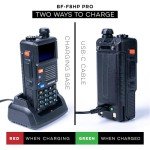 BAOFENG BF-F8HP PRO (UV-5R 7th Gen) 8W Tri Band Two-Way Radio - VHF/1.25M/UHF, IP54, 1000 Channels, GPS, Aviation Band Scanner, NOAA Weather Mode, USB-C Rechargeable Battery