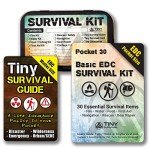 DIY - Ultimate EDC Basic Pocket Survival Kit: 34-in-1 Build Bundle: Pocket 30 Kit + Tiny Survival Guide + Survival Tin Kit/Do-It-Yourself Emergency, Disaster Kit - Great Gift!