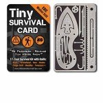 Tiny Survival Card - Fishing and Outdoor Wilderness Survival Set
