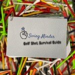 Swing Minder Golf Reference Cards | Ultimate Pocket Survival Guide and Golf Instruction Booklet | Compact Waterproof PVC Cards for Troublesome Shots | Clip-on Carabiner for Your Golf Bag