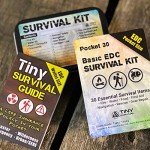 DIY - Ultimate EDC Basic Pocket Survival Kit: 34-in-1 Build Bundle: Pocket 30 Kit + Tiny Survival Guide + Survival Tin Kit/Do-It-Yourself Emergency, Disaster Kit - Great Gift!