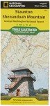 NATIONAL GEOGRAPHIC Stanton & Shenandoah Mountains Map #791