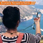 Xuhal 2 Pcs Sighting Compass Mirror Adjustable Declination Compass for Hiking Orienteering Compass Map Reading Compass for Kids Camping Backpacking Survival Navigation Hunting Mountaineering