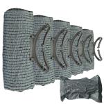 Upgrade Israeli Style Emergency Bandage, 5Pack 6 Inch Compression Bandage for Emergency Wound Dressing, First Aid and IFAK Trauma Military (6Inch-5Pcs)