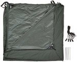 DD Hammocks Superlight Tarp (Olive Green) - 100% Waterproof - Ripstop Nylon Compact Ultralight & Multifunctional Rainfly Tarp Tent Shelter for Camping Backpacking & Hiking Adventure