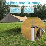 Hammock Rain Fly, 12x10FT Camping Tarp with Poles, Waterproof and Ultralight Survival Tent Tarp for Outdoors, Camping, Hiking, Picnic, Backpacking