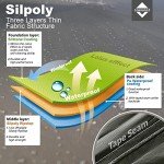 Onewind 12ft Camo Camping Tarp, Billow Tarp Shelter Lightweight and Waterproof Hammock Rainfly for Stealth Camping, Army, Military and Bushcraft, Easy to Setup with Tent Pegs and Guyline, Camouflage