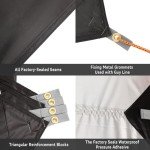 Clostnature Waterproof Camping Tarp for Tent - Ultralight Hammock Rain Fly for Backpacking, Heavy Duty Camping Hiking Awning Lightweight Rain Tarp Tent Shelter Camping Gear Must Haves