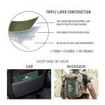 Monterra Insulated Tarp, Emergency Survival Blanket, 60” x 84”, Heavy Duty Waterproof Groundsheet, Camping, Thermal Space Blanket, Reflective Bivvy Shelter.