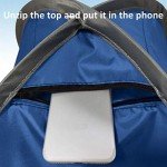 Portable Beach Sun Shelter with Phone Stand