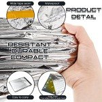 Woanger Lightweight Emergency Thermal Tent - 4 Pcs