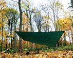 DD Hammocks - DD Tarp 4x4 - Olive Green (13ft x 13ft) - 100% Waterproof Lightweight & Multifunctional Rainfly Square Tarp Tent Group Shelter for Camping Bushcraft & Scouts