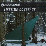 AquaQuest Guide Camping Tarp - Ultralight Tent Cover or Rain Fly - Waterproof Camping Gear Must Haves for Hiking, Hammock, Bivy & Survival, 10 x 10 ft, Olive Drab