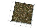 DD Hammocks Tarp 4x4 - MC (13ft x13ft**) - 100% Waterproof - Lightweight & Multifunctional Rainfly Square Camo Tarp Tent Group Shelter for Camping Bushcraft & Scouts