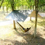 Clostnature Waterproof Camping Tarp for Tent - Ultralight Hammock Rain Fly for Backpacking, Heavy Duty Camping Hiking Awning Lightweight Rain Tarp Tent Shelter Camping Gear Must Haves