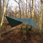 DD Hammocks Tarp 3.5 x 3.5 - Olive Green (11.5ft x 11.5ft) - 100% Waterproof - Lightweight & Multifunctional Large Rainfly Tarp Tent Shelter for Camping Bushcraft & Survival Adventure