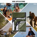 RedSwing 4 Pack Heavy Duty Waterproof Emergency Thermal Tarp, Insulated Survival Blanket for Outdoor Camping, Hiking, and Emergency Shelter, Green