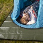 RedSwing 4 Pack Heavy Duty Waterproof Emergency Thermal Tarp, Insulated Survival Blanket for Outdoor Camping, Hiking, and Emergency Shelter, Green