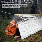 Woanger Lightweight Emergency Thermal Tent - 4 Pcs