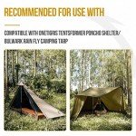 OneTigris Mesh Teepee Tent, Ultralight 1 Person Screen Room with Waterproof Bathtub Floor for Outdoor Camping Hiking Backpacking Bushcraft Tarp Hot Tent Shelter