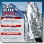 Mart Cobra Emergency Blanket 4-Pack Space Mylar Blankets Survival Gear and Supplies Reusable Thermal Camping Essentials First Aid Car Emergency Kit Prepper Bug Out Bag Foil Warm Cat Cold Snow Winter