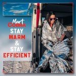 Mart Cobra Emergency Blanket 4-Pack Space Mylar Blankets Survival Gear and Supplies Reusable Thermal Camping Essentials First Aid Car Emergency Kit Prepper Bug Out Bag Foil Warm Cat Cold Snow Winter