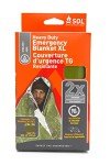 Survive Outdoors Longer 90% Heat Reflective Heavy-Duty Emergency Blanket - Thick, Rugged Rescue Blanket for Disaster Preparedness Kit - Waterproof, Windproof, Tear-Resistant - 58" x 98", 3.2 oz, Green
