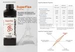 Superflex 3D Printer Resin - 500g Clear Rubber