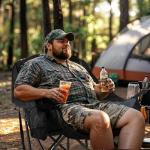 Oversized XL Camping Chair with Cup Holder