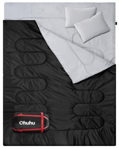 Queen Size Ohuhu Double Sleeping Bag for Two