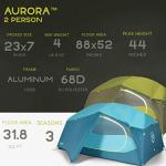 NEMO Aurora 2P Surge Tent with Footprint