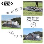 Spacious 10-Person Family Camping Tent