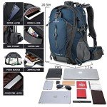 FENGDONG 40L Waterproof Outdoor Hiking Backpack