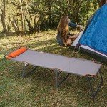 Adjustable Portable Camping Cot and Lounge Chair
